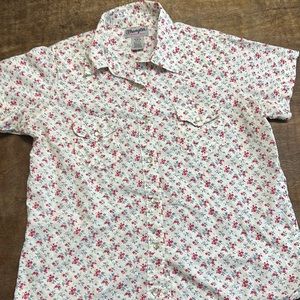 Wrangler pearl snap short sleeve shirt